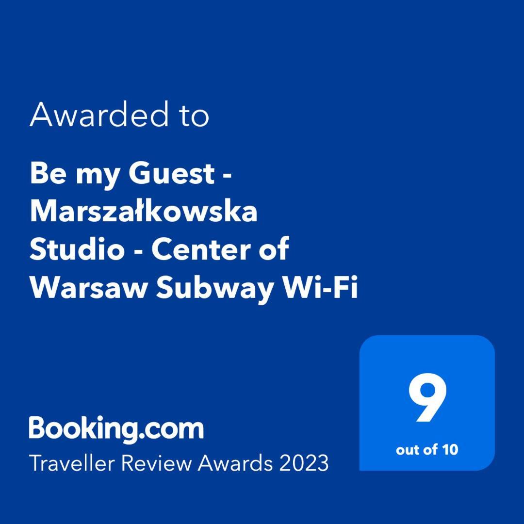 Be My Guest - Marszalkowska Studio - Center Of Warsaw Subway Wi-Fi Breakfast Extérieur photo